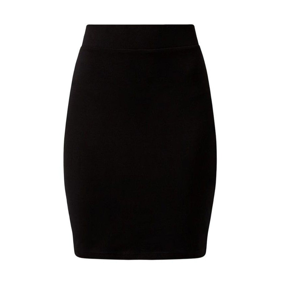 LACHERE Women's Black Skirts - Work - Casual - Business - Office - Pencil -  Stretch - Jersey