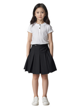 Black Pleated Skirt - School - Premium Gabardine