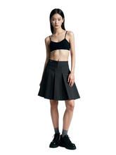 Black Pleated Skirt - School - Premium Gabardine