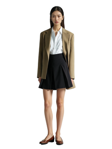 Black Short School Skirt