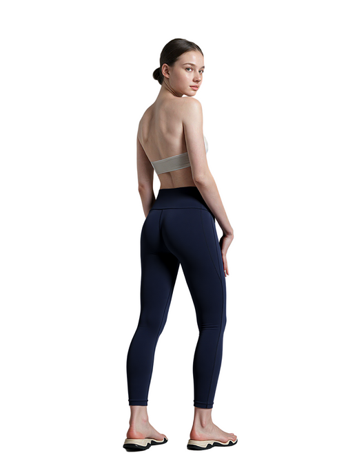 Black Leggings - High Rise - Full Length