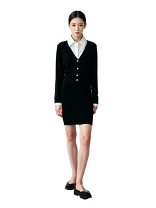 Black Tube Skirt - Premium Jersey