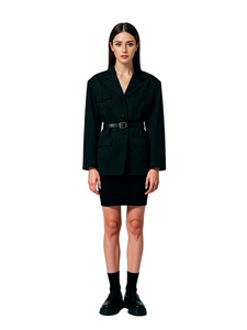 Black Tube Skirt - Premium Jersey