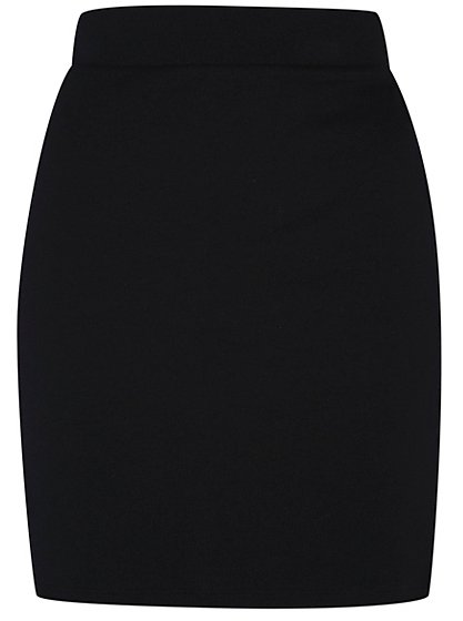 Long black outlet pencil skirt 9mm