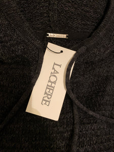 LACHERE Black knit Hoodie